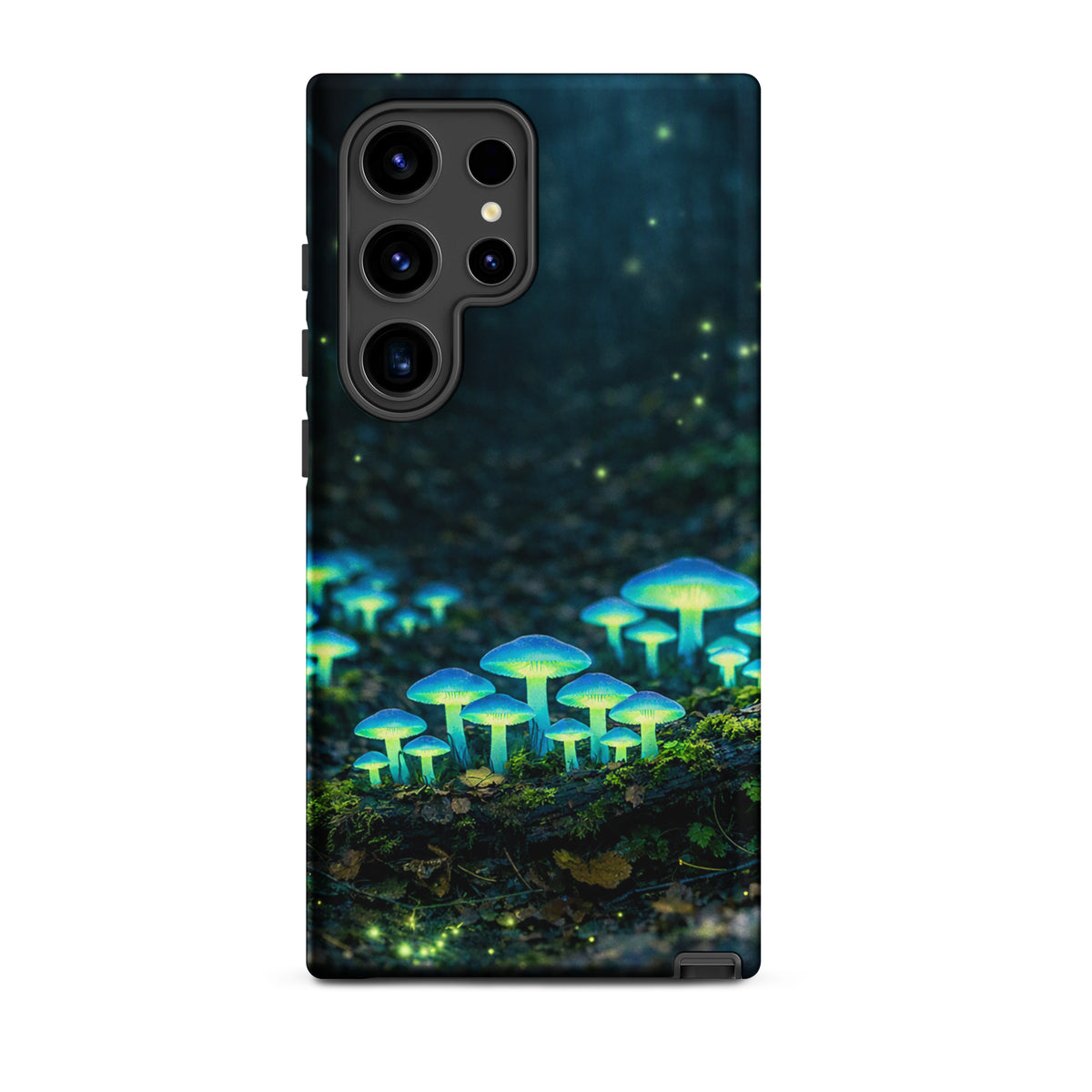Phone Case featuring glowing forest mushrooms for Samsung Galaxy
