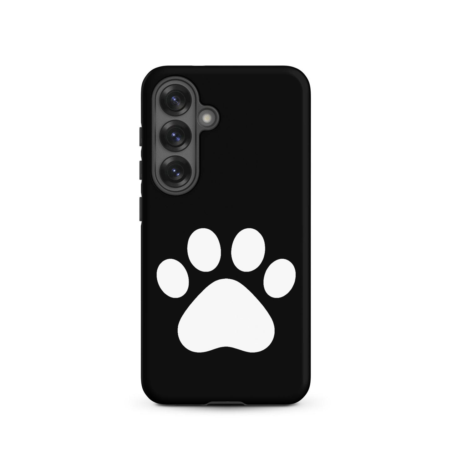 Phone Case for Samsung Galaxy featuring a minimalist paw print design for pet lovers.