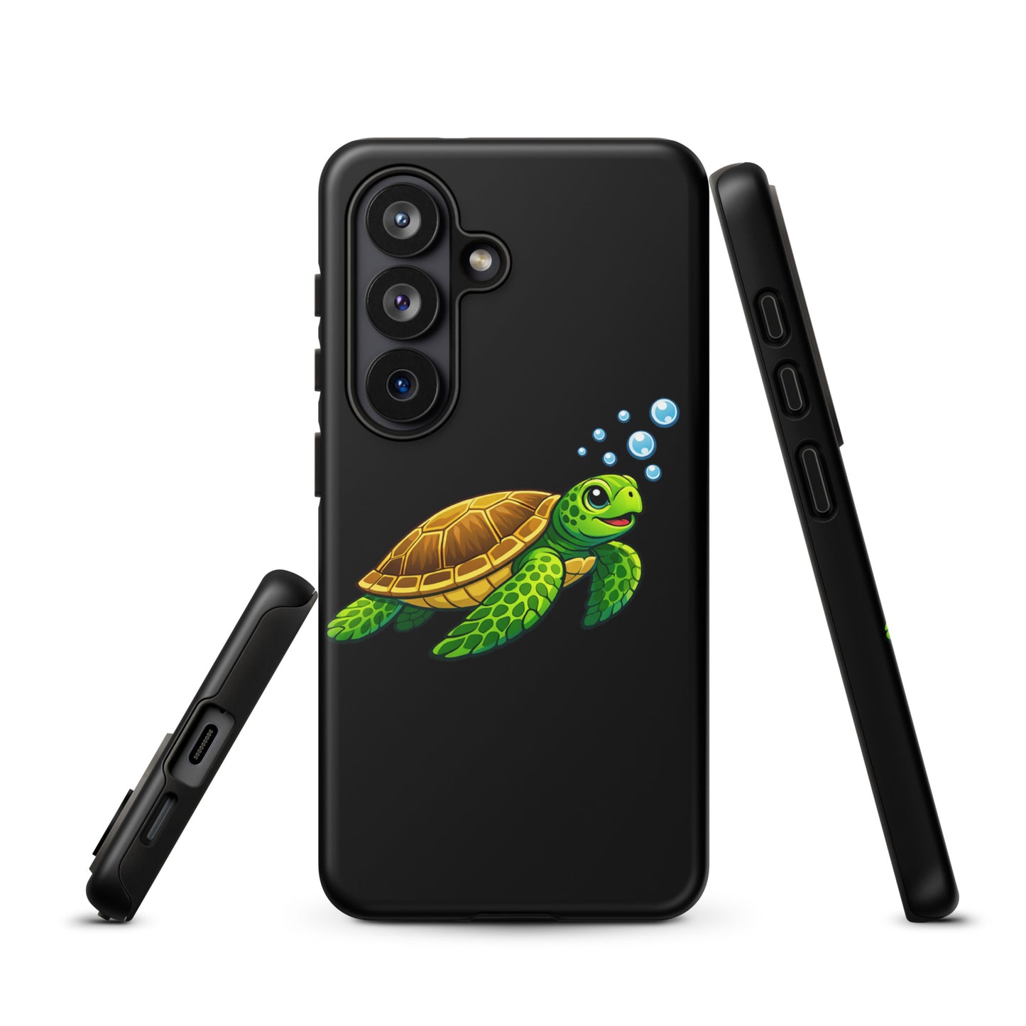Phone Case for Samsung Galaxy featuring sea turtle artwork with vibrant colors and ocean-inspired design for stylish device protection.