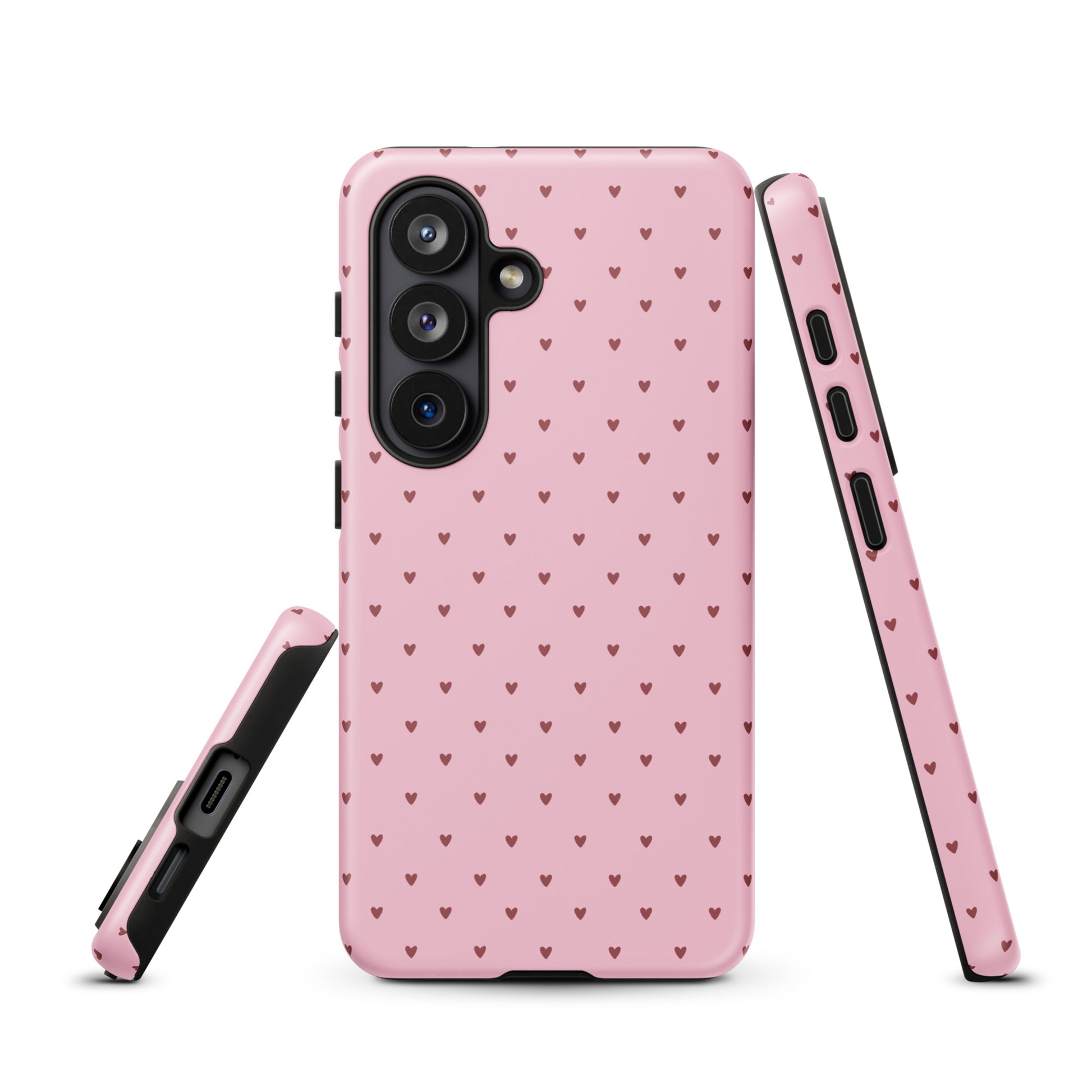 Phone Case for Samsung Galaxy with heart-dot pattern design