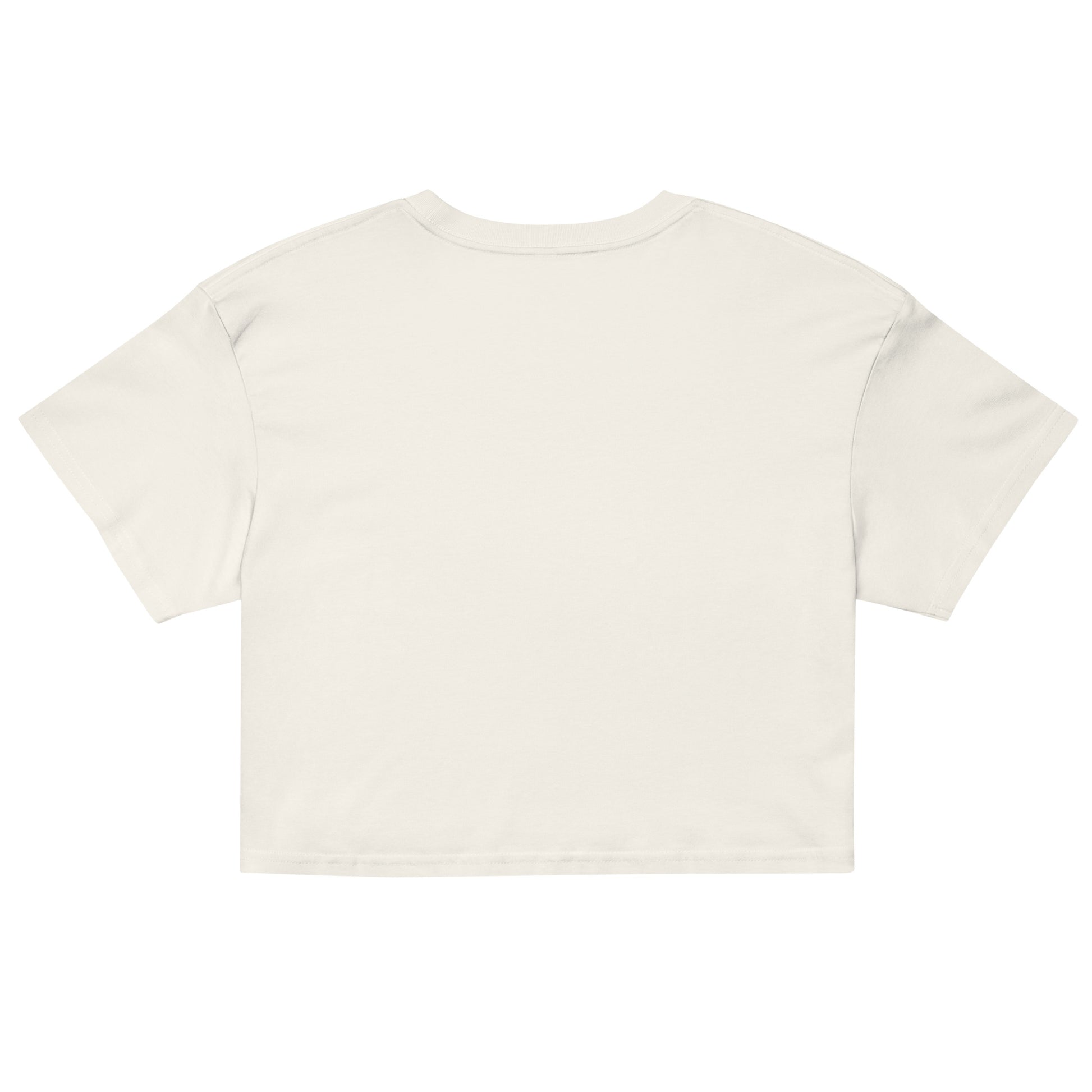 Back view of the Women’s LOVE Pickleball Crop Top in soft fabric, perfect for game day or casual outings.