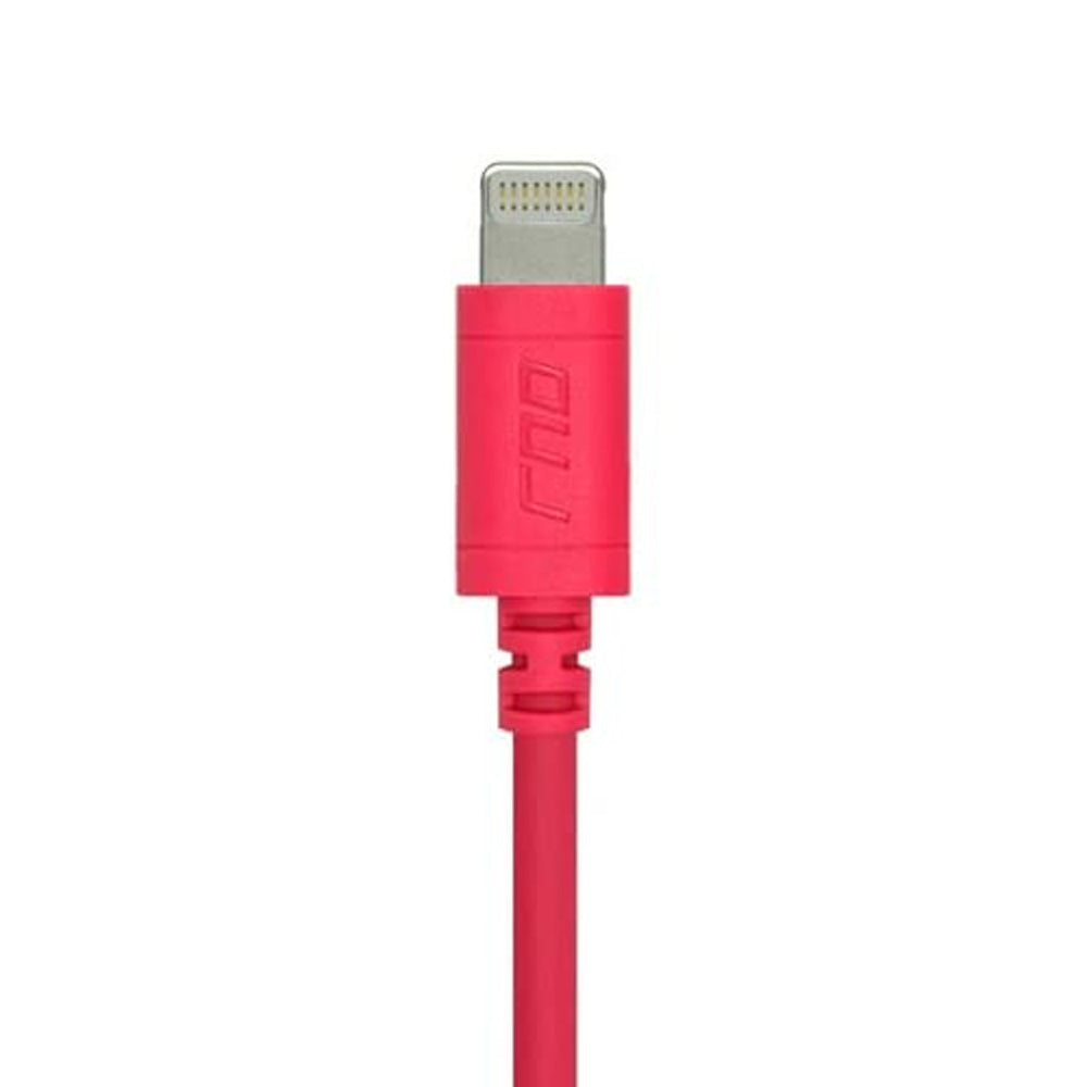 Pink Apple Lightning Cable to USB - Close-Up