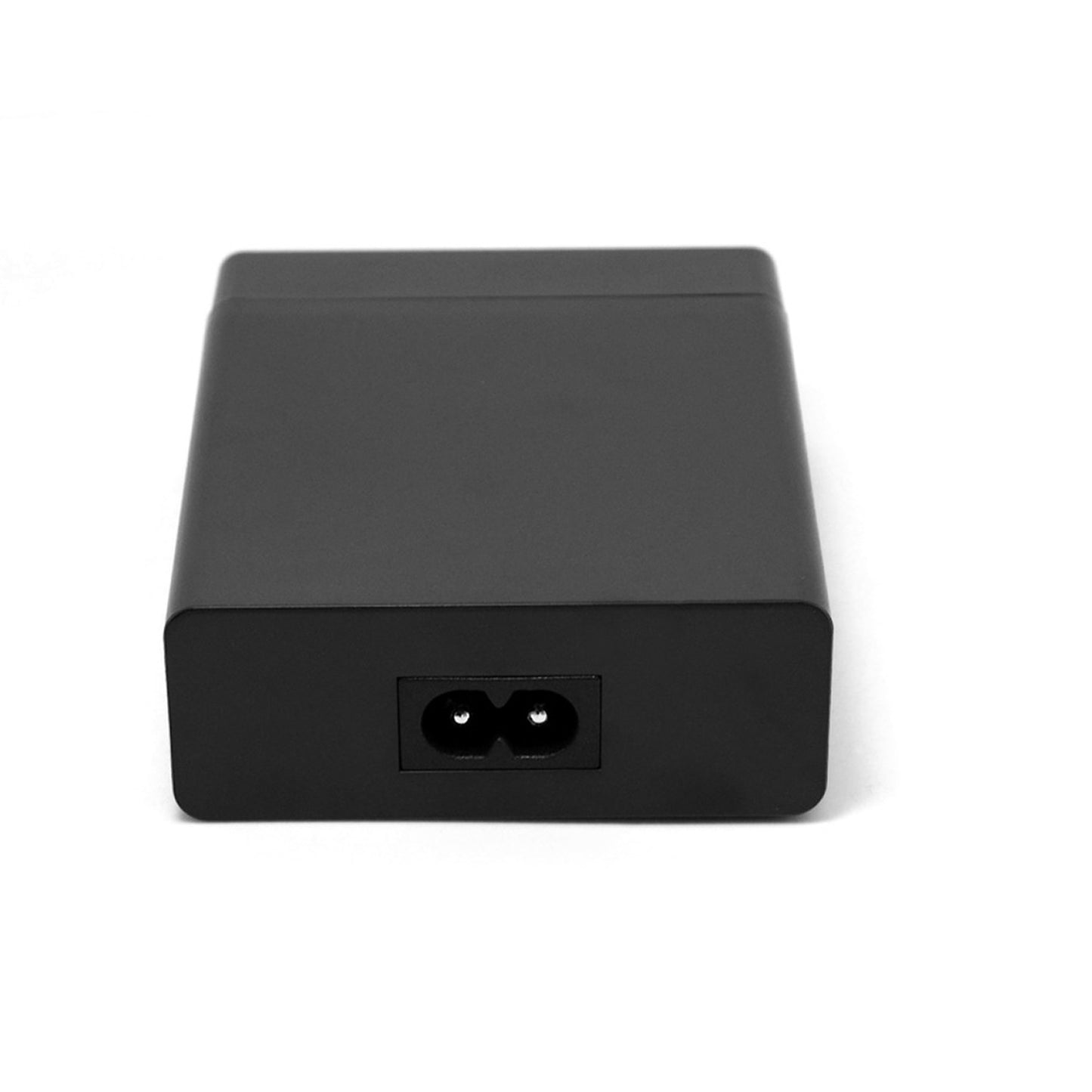 Black usb and type-c  charging station back view