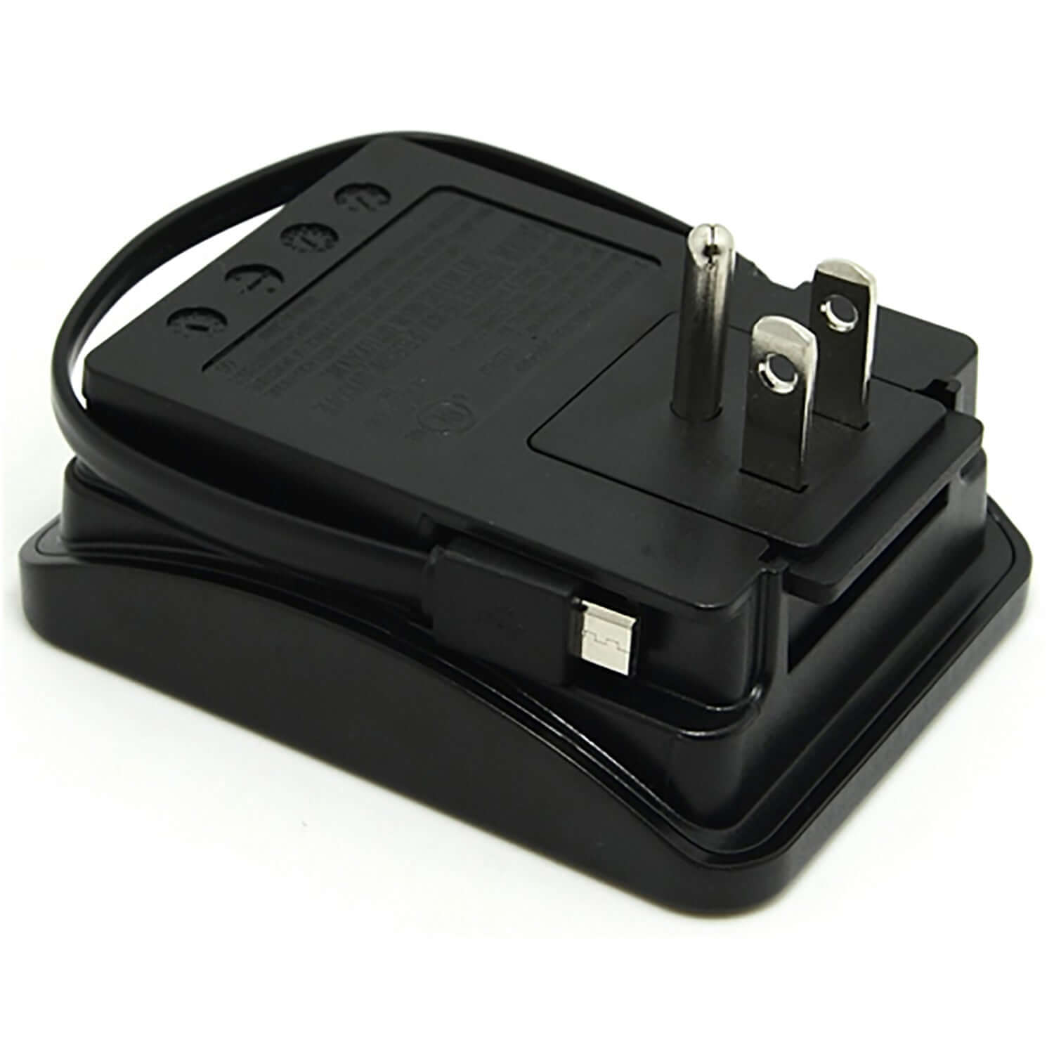 Compact power station for cell phones with 2-port USB hub, featuring a sleek design and easy plug-in for efficient charging.