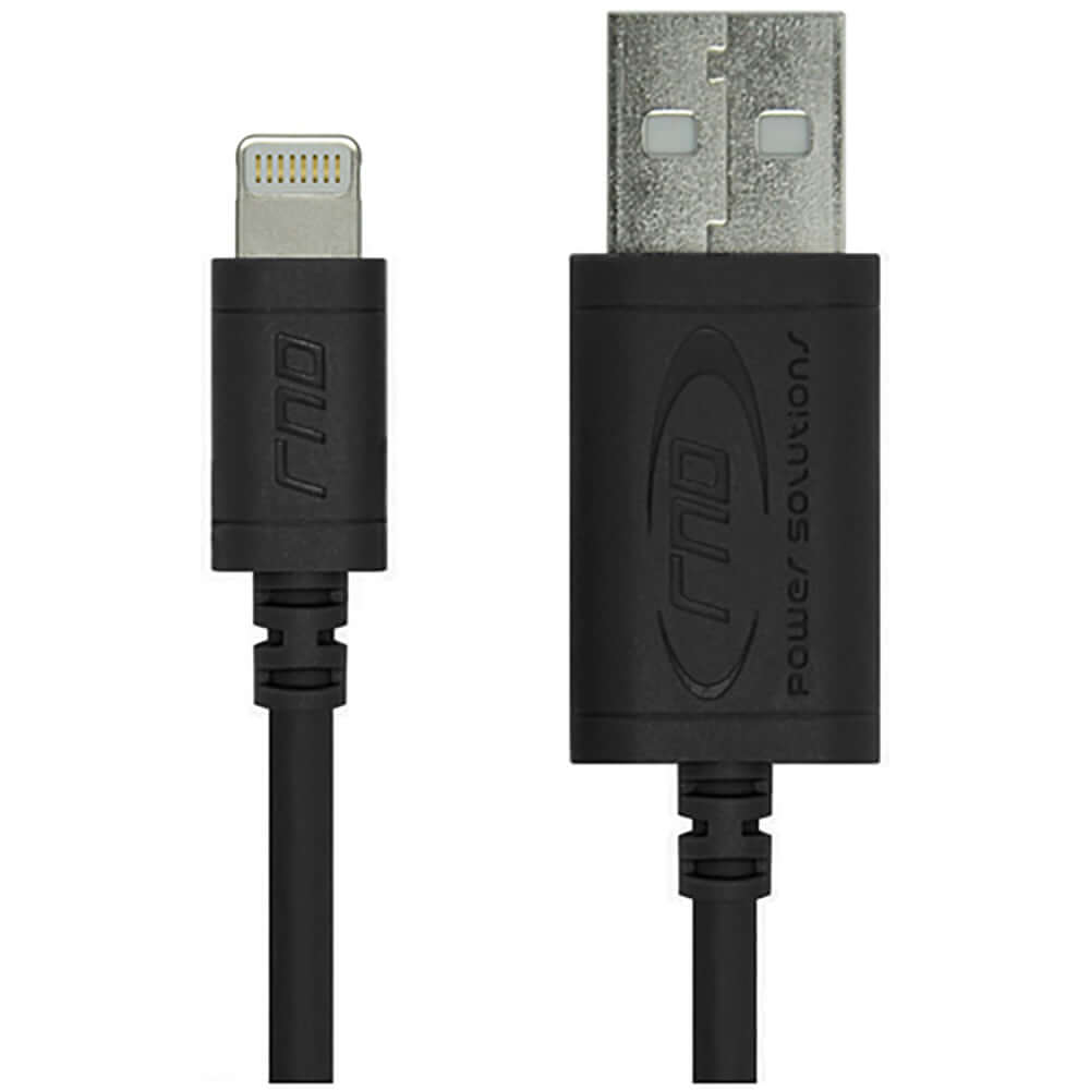 RND Power Solutions certified Apple lightning cable to USB for iPhones, iPads, AirPods charging and syncing.