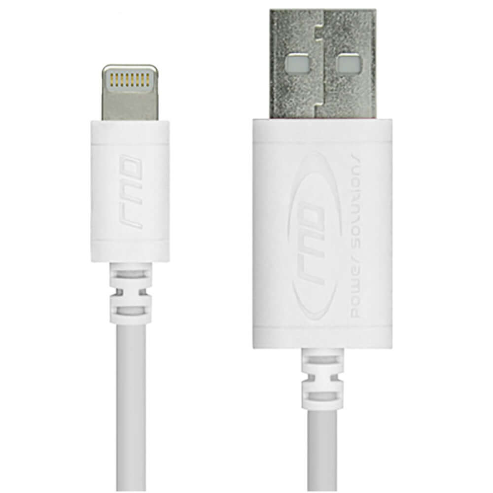 Apple certified RND Power Solutions lightning to USB cable for iPhone, iPad, and AirPods charging and syncing