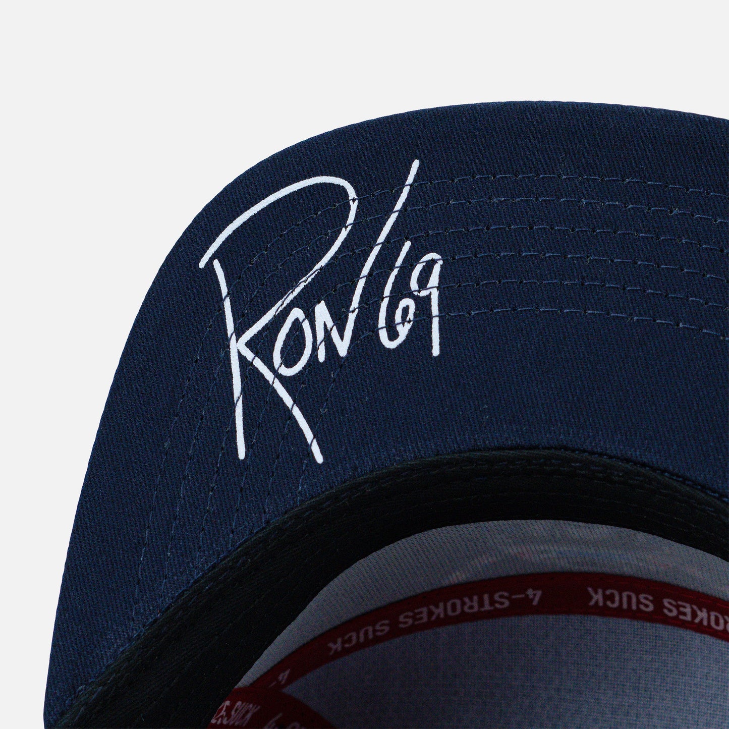 RonnieMac - Crossbones Blue Hat - Signed